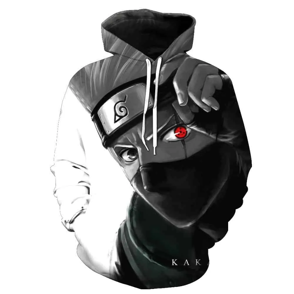 Trendy Kakashi Hatake Hoodie Naruto $35.00 | Chill Hoodies