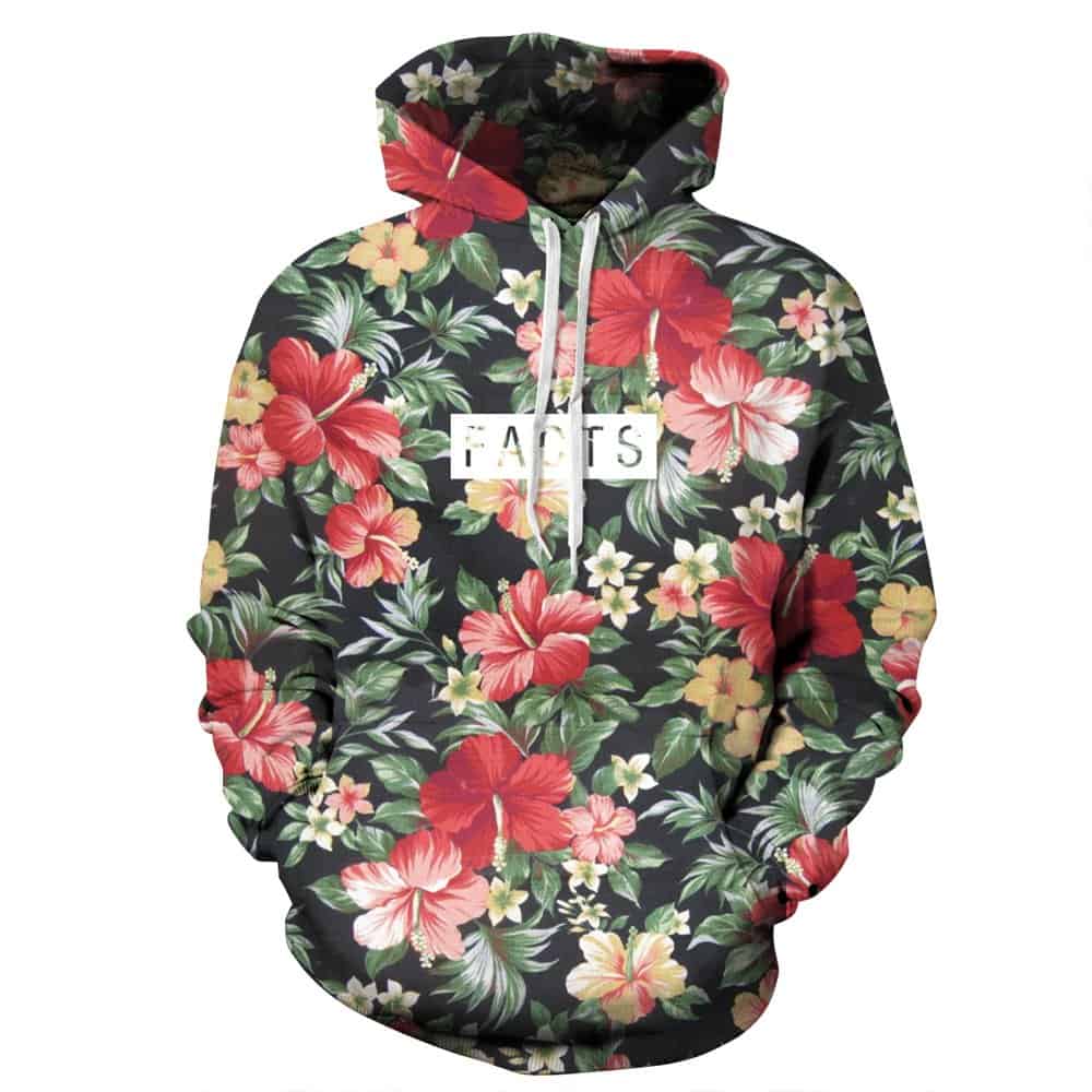 Hipster Floral Pattern Hoodie $35.00, Chill Hoodies